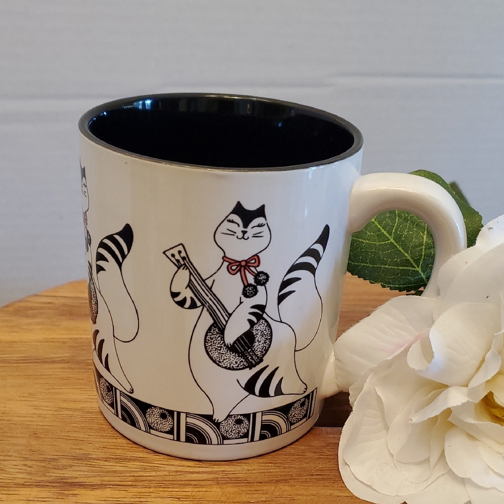 Uptown Cat Mug Coffe Tea Cup by Applause